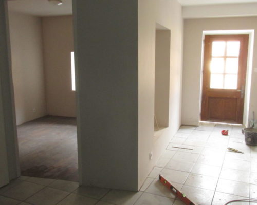 Bedroom and living room floor
